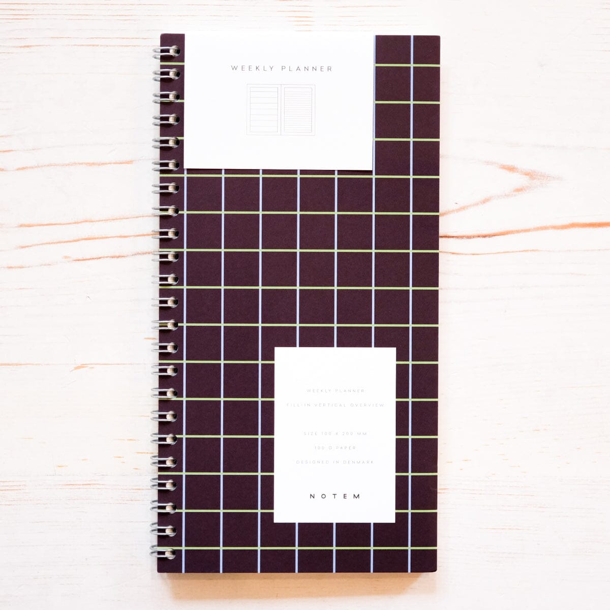 Notem Luca Weekly Planner - Undated Notebook Notem 