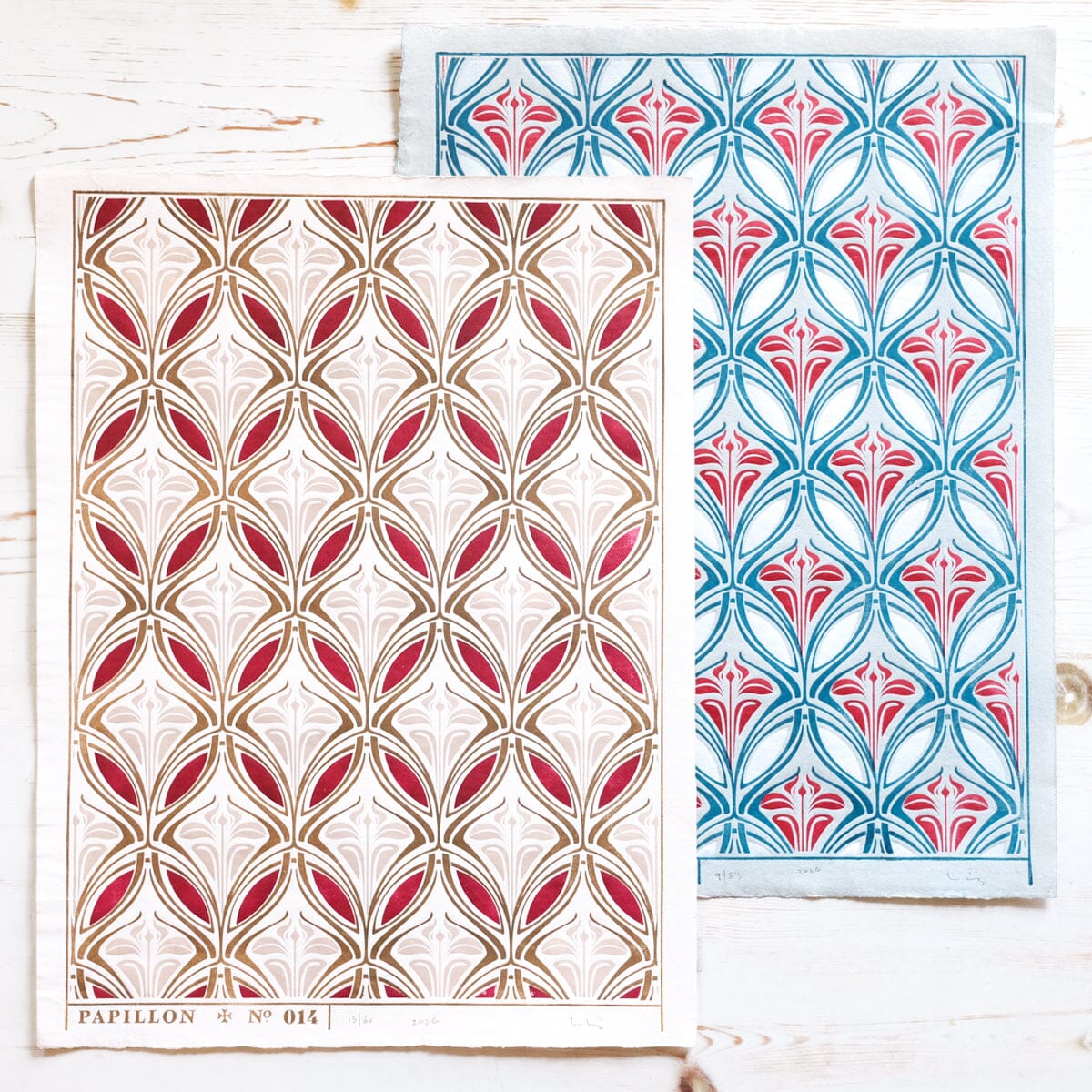 Nouveau Iris Print II Art Print Papillon Press 