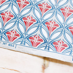 Nouveau Iris Print II Art Print Papillon Press 