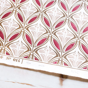 Nouveau Iris Print II Art Print Papillon Press 