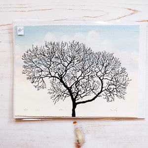 Oak Tree Print Series Art Print Papillon Press Oak I 