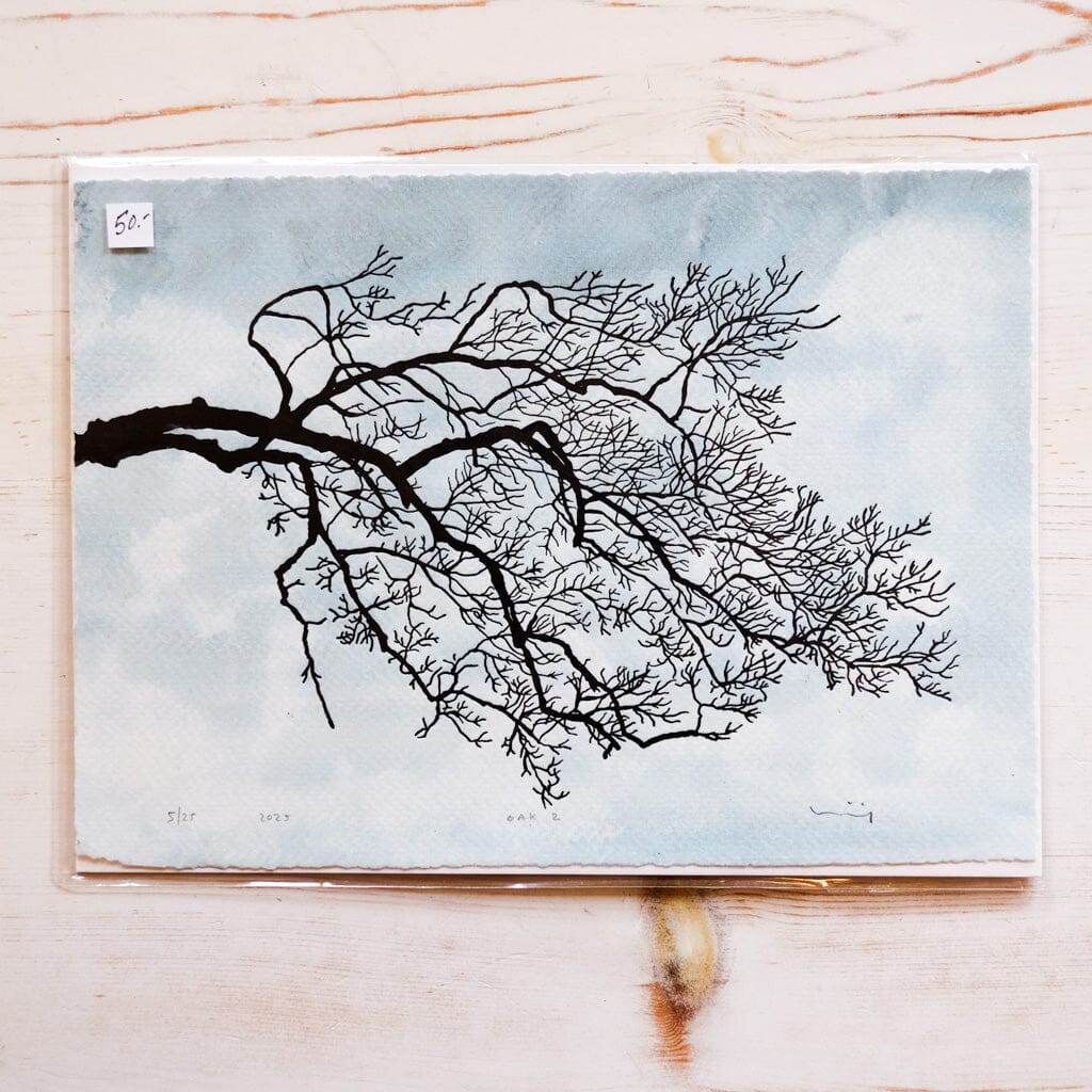 Oak Tree Print Series Art Print Papillon Press Oak I 