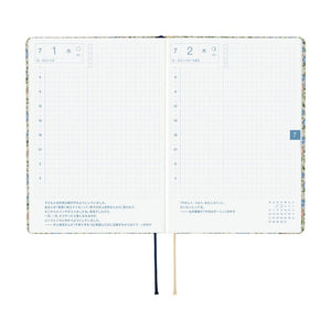 Hobonichi Techo 2026 HON A6: Liberty Fabrics: Sasha Kiora Planner Hobonichi 