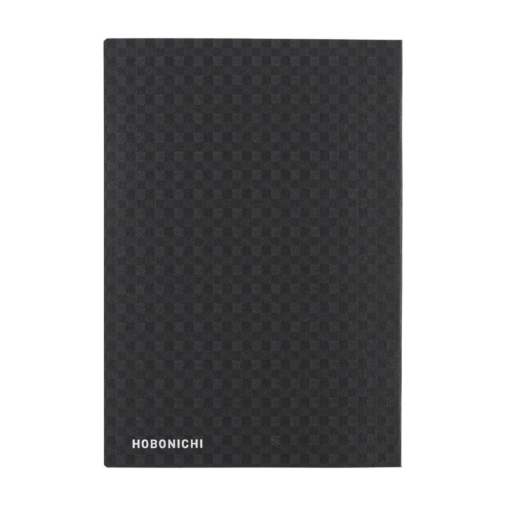 Hobonichi Techo 2026 HON A6: Paper Series: Black Gingham Planner Hobonichi 