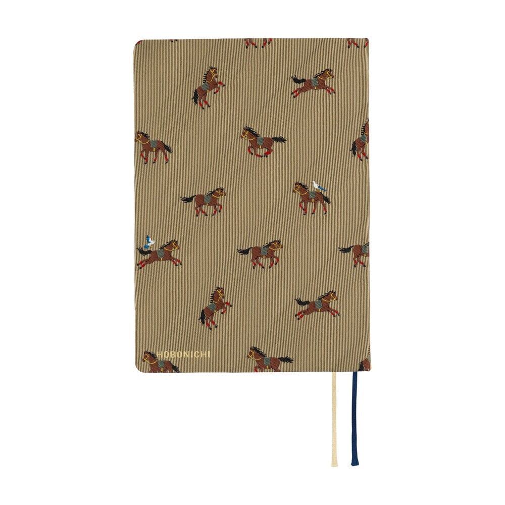 Hobonichi Techo 2026 HON A6: Bow & Tie: Galloping Horses Planner Hobonichi 