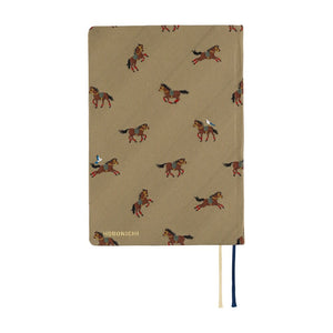 Hobonichi Techo 2026 HON A6: Bow & Tie: Galloping Horses Planner Hobonichi 