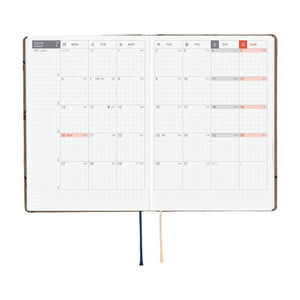 Hobonichi Techo 2026 HON A6: Bow & Tie: Galloping Horses Planner Hobonichi 