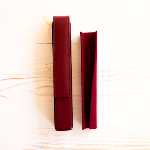 Leather Fountain Pen Case - Single Pen