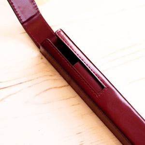 Leather Fountain Pen Case - Single Pen