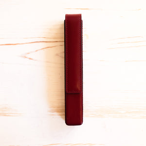 Leather Fountain Pen Case - Single Pen
