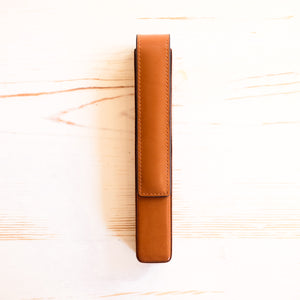 Leather Fountain Pen Case - Single Pen