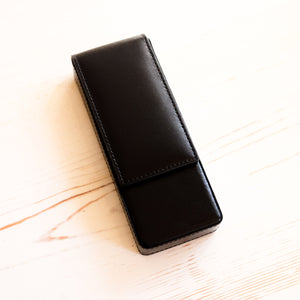 Leather Fountain Pen Case - Three Pens