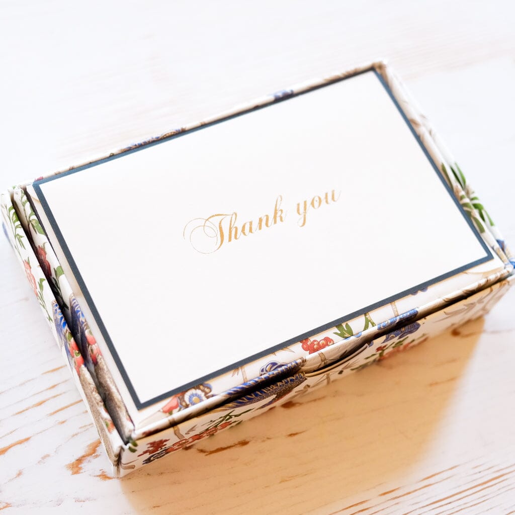 Green Border Thank You Card Greeting Card Rossi 1931 