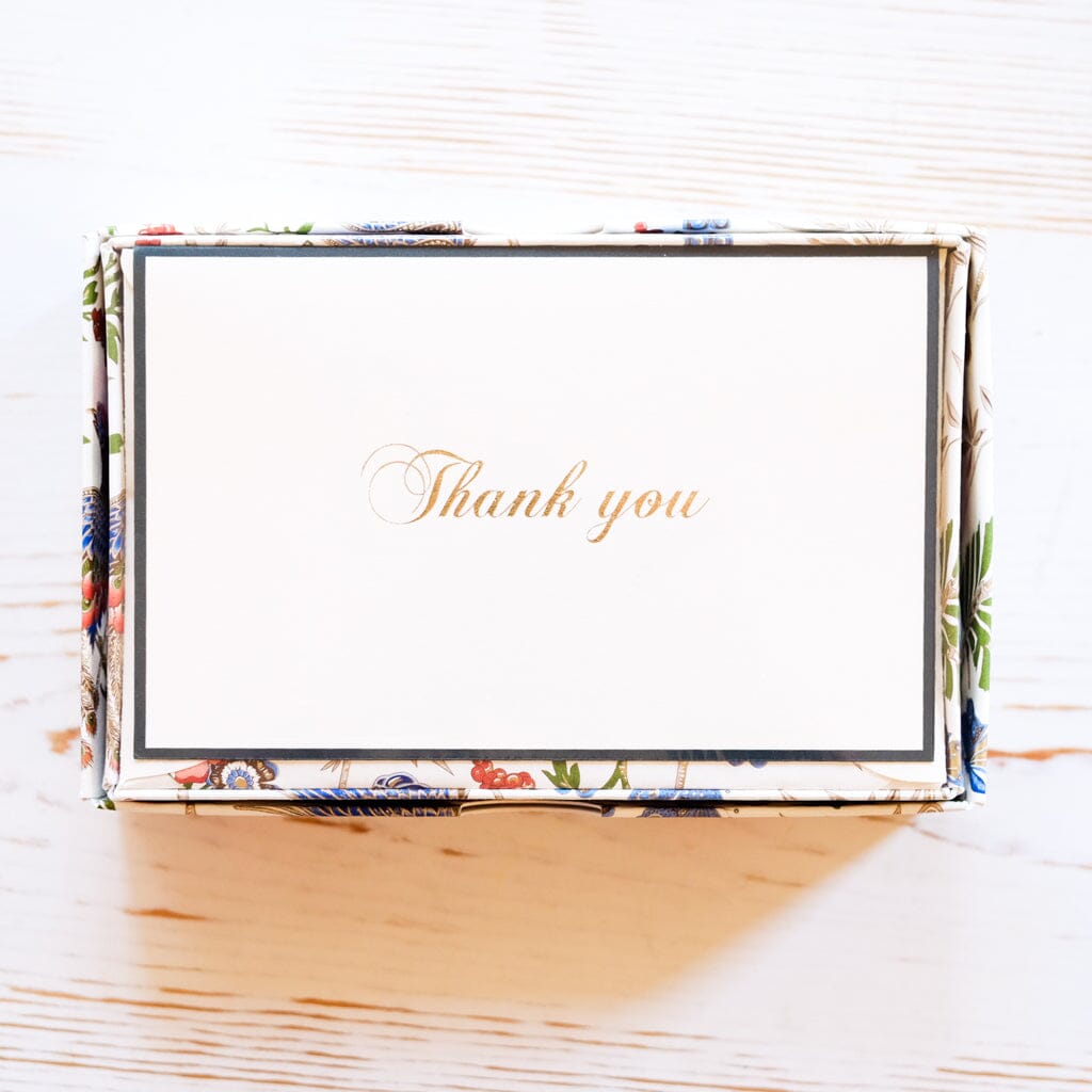 Green Border Thank You Card Greeting Card Rossi 1931 