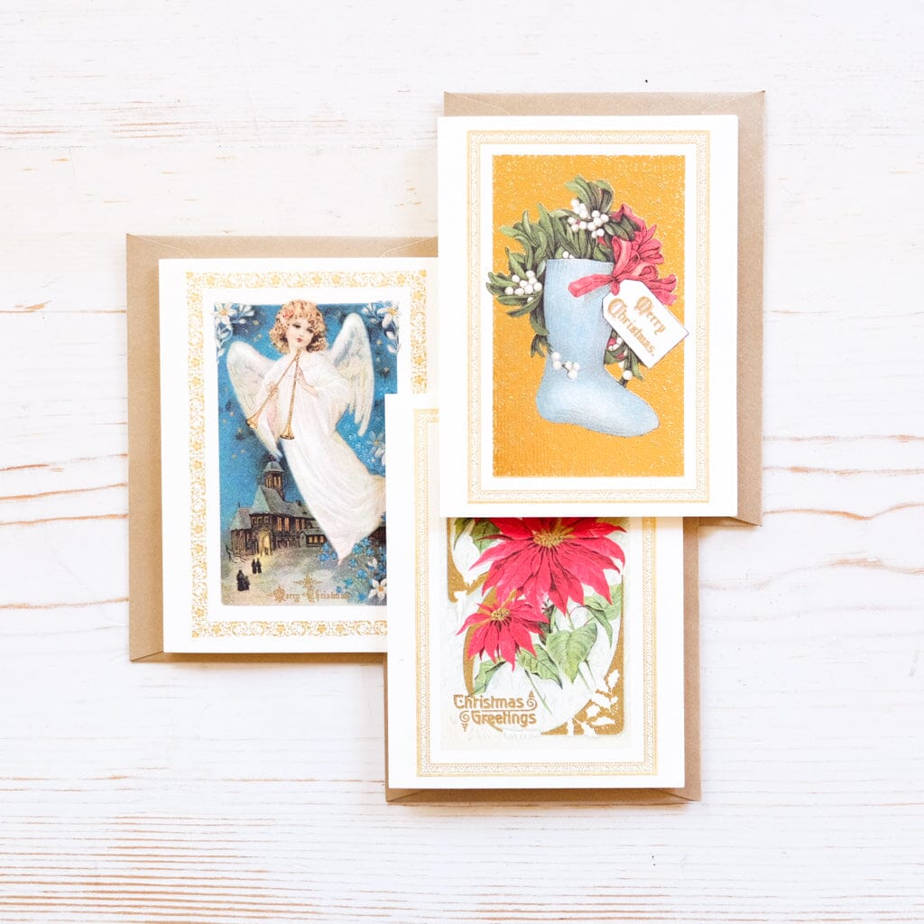 Stocking Mini Holiday Card Box Holiday Card Rossi 1931 