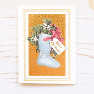 Stocking Mini Holiday Card Box Holiday Card Rossi 1931 