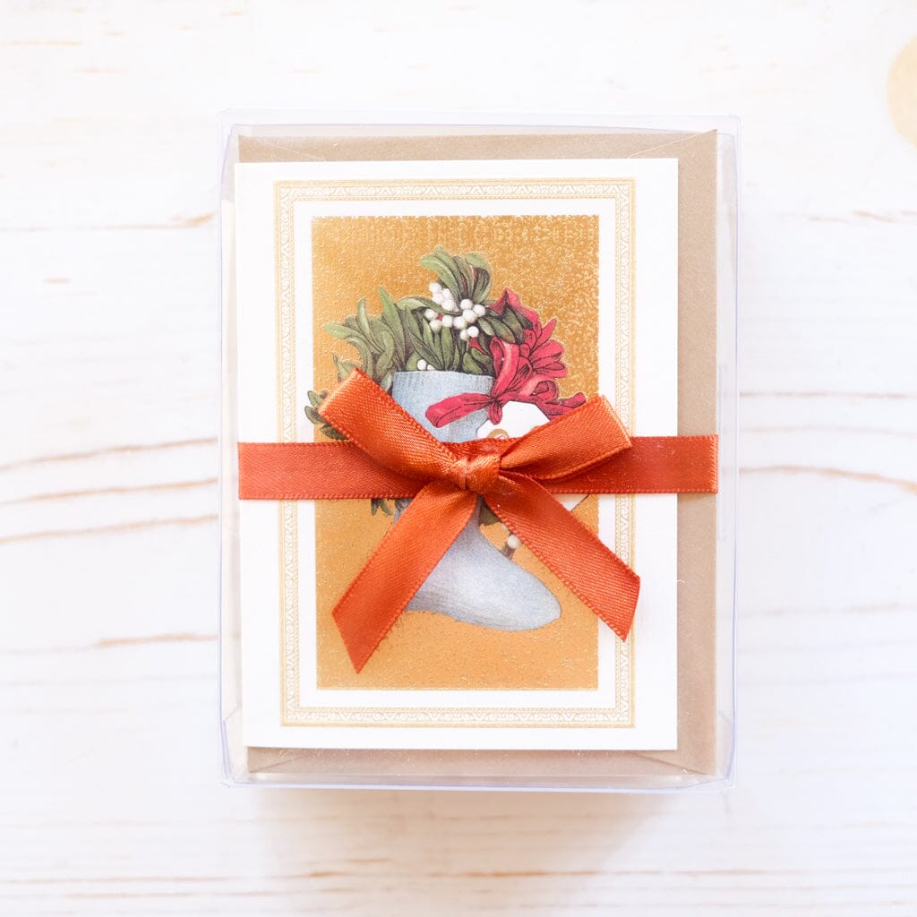 Stocking Mini Holiday Card Box Holiday Card Rossi 1931 