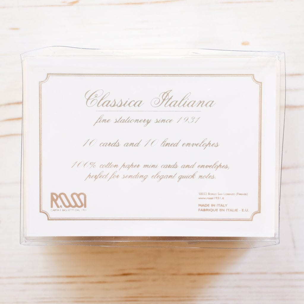 Mini Note Card Set Note Card Rossi 1931 