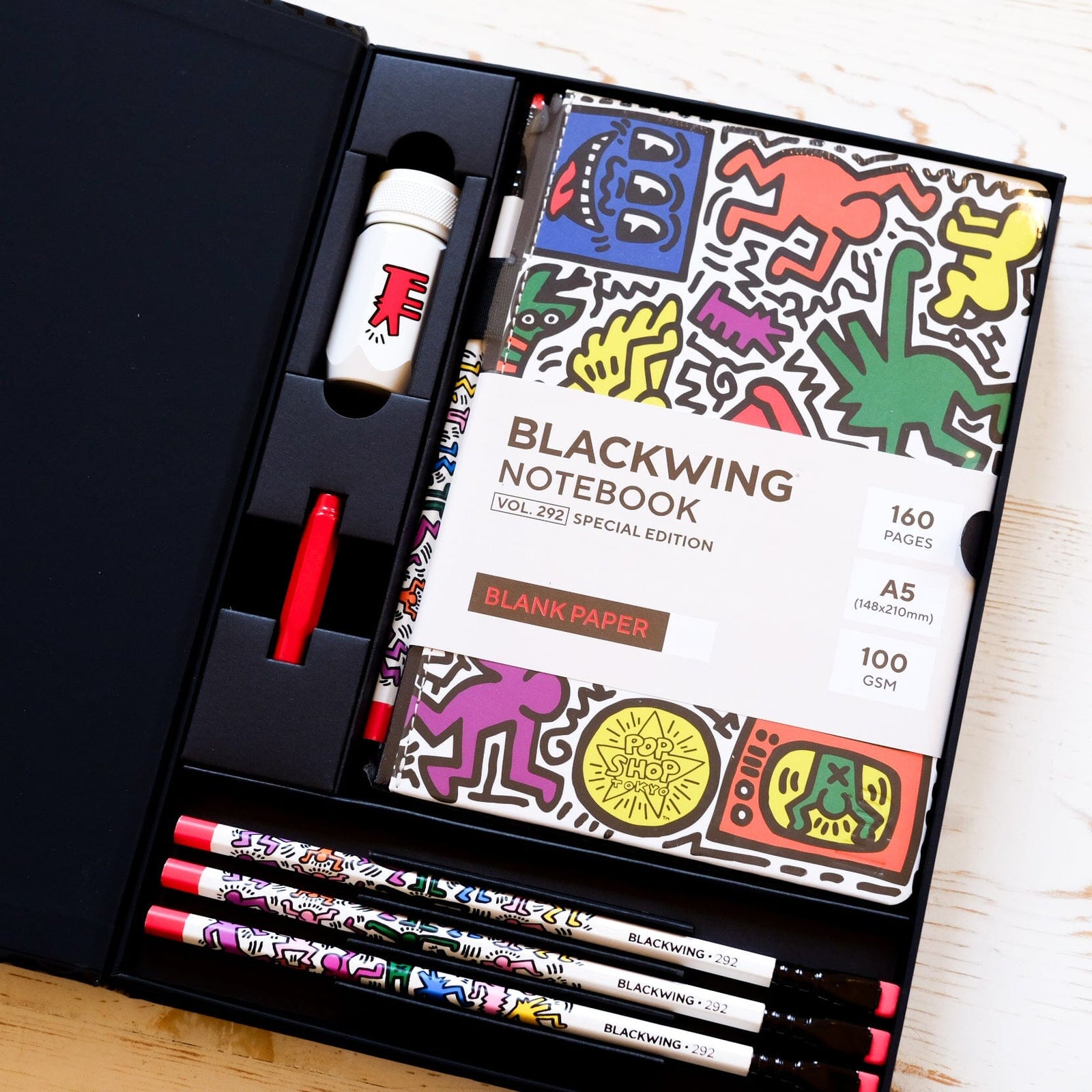 Blackwing Volume 292 - Keith Haring - Tokyo Pop Essentials Set Pencil Blackwing 
