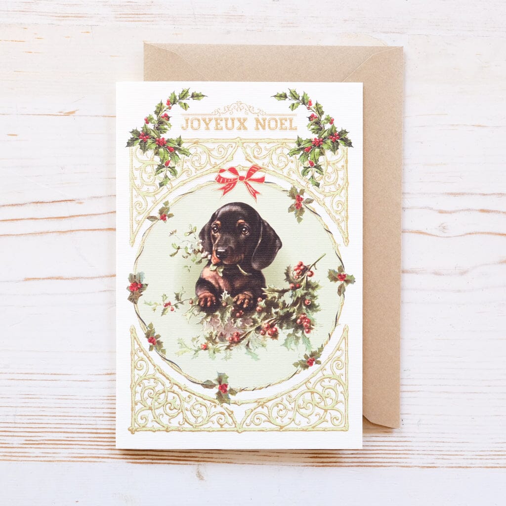 Puppy Holiday Card Holiday Card Rossi 1931 