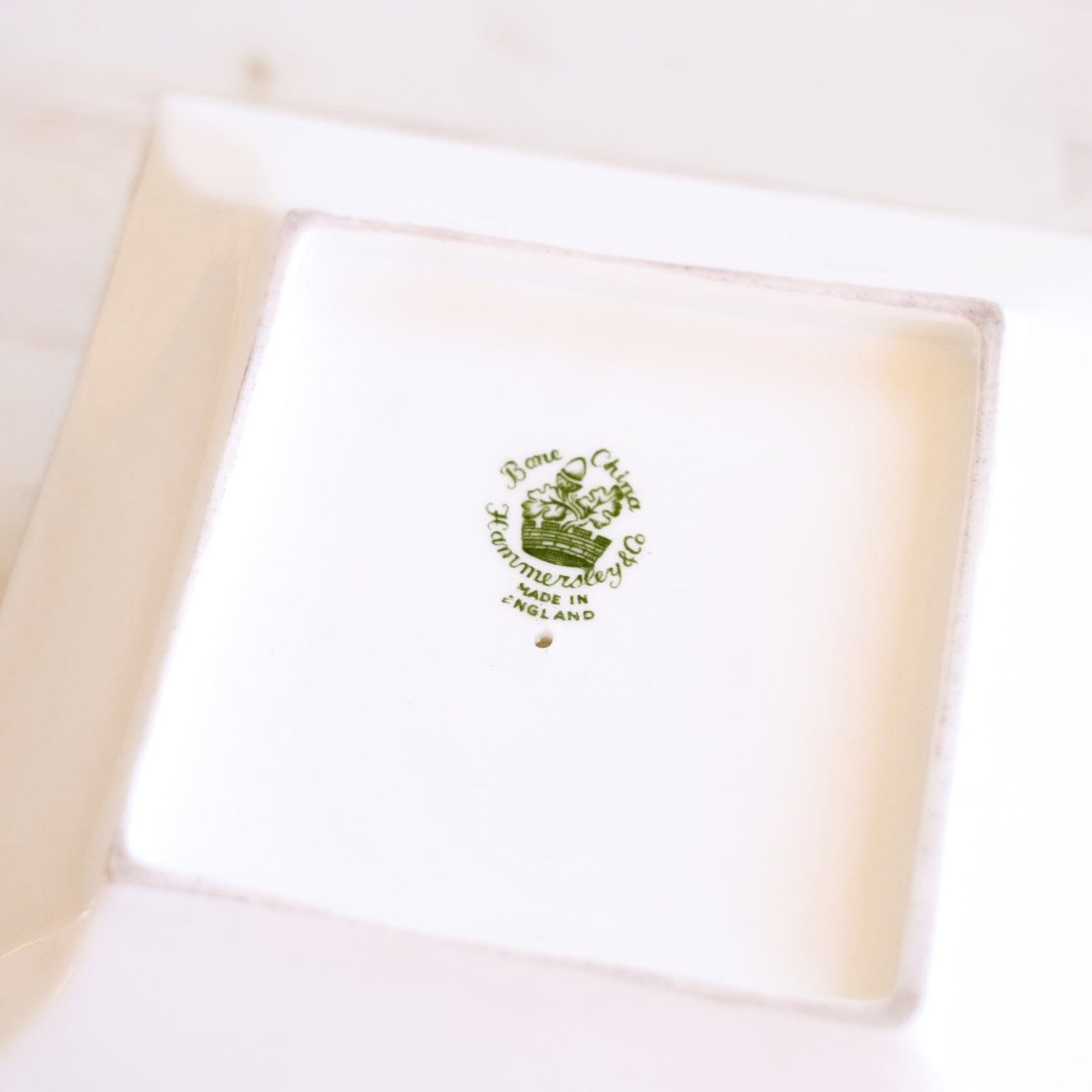 Bone China Desk Set Inkwell Antique Item 