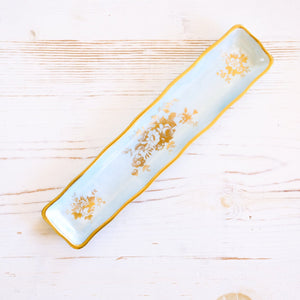 Bone China Desk Set Inkwell Antique Item 