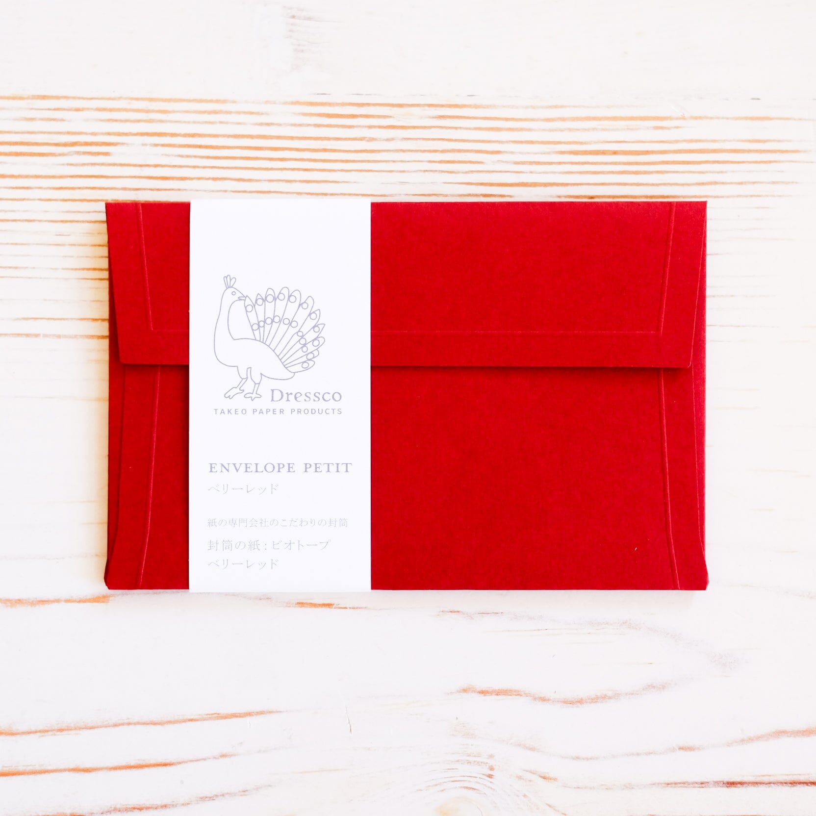 Petit Envelope & Message Card Envelope Dressco Wine Red 