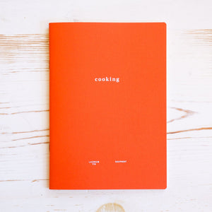 Laconic B6 Style Notebook Notebook Laconic Orange/Cooking 