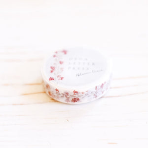 Oeda Letterpress Washi Tape Washi Tape Oeda Letterpress Bloom Line - Red 