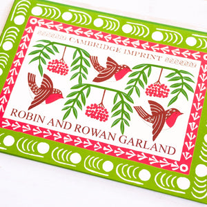 Robin and Rowan Garland Banner Cambridge Imprint 