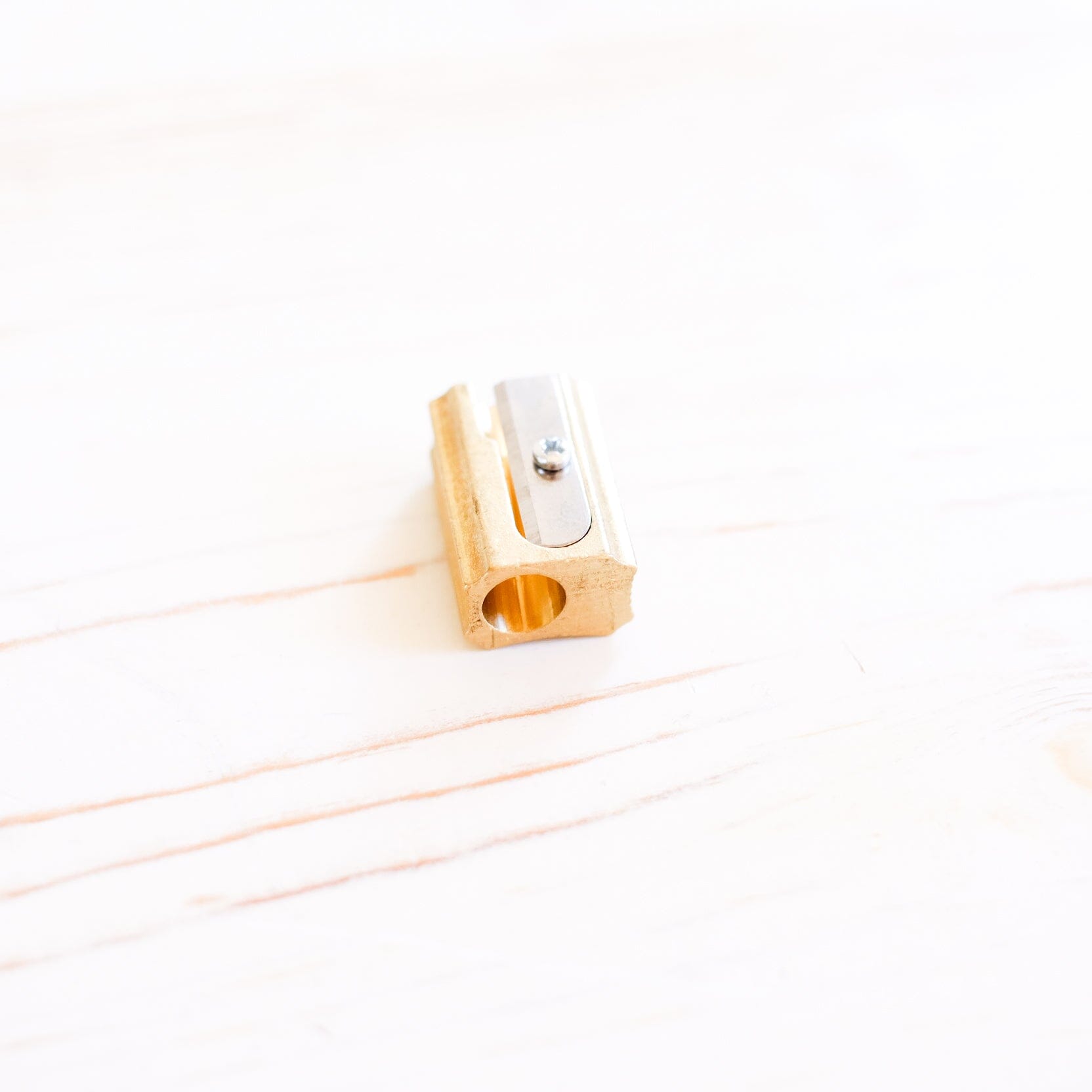 Brass Sharpener Pencil Sharpener DUX Block Single 