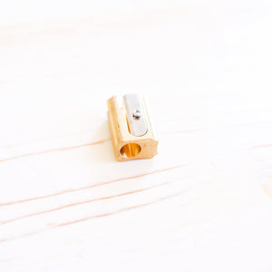 Brass Sharpener Pencil Sharpener DUX Block Single 