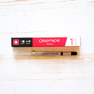 Ink Refill GOLIATH Cartridge, for 849™ Roller Pen, Medium Ink Cartridge Caran d'Ache Black 