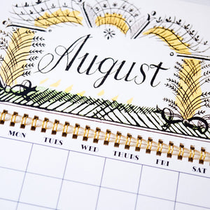 Parcel Perpetual Monthly Agenda Calendar Parcel 