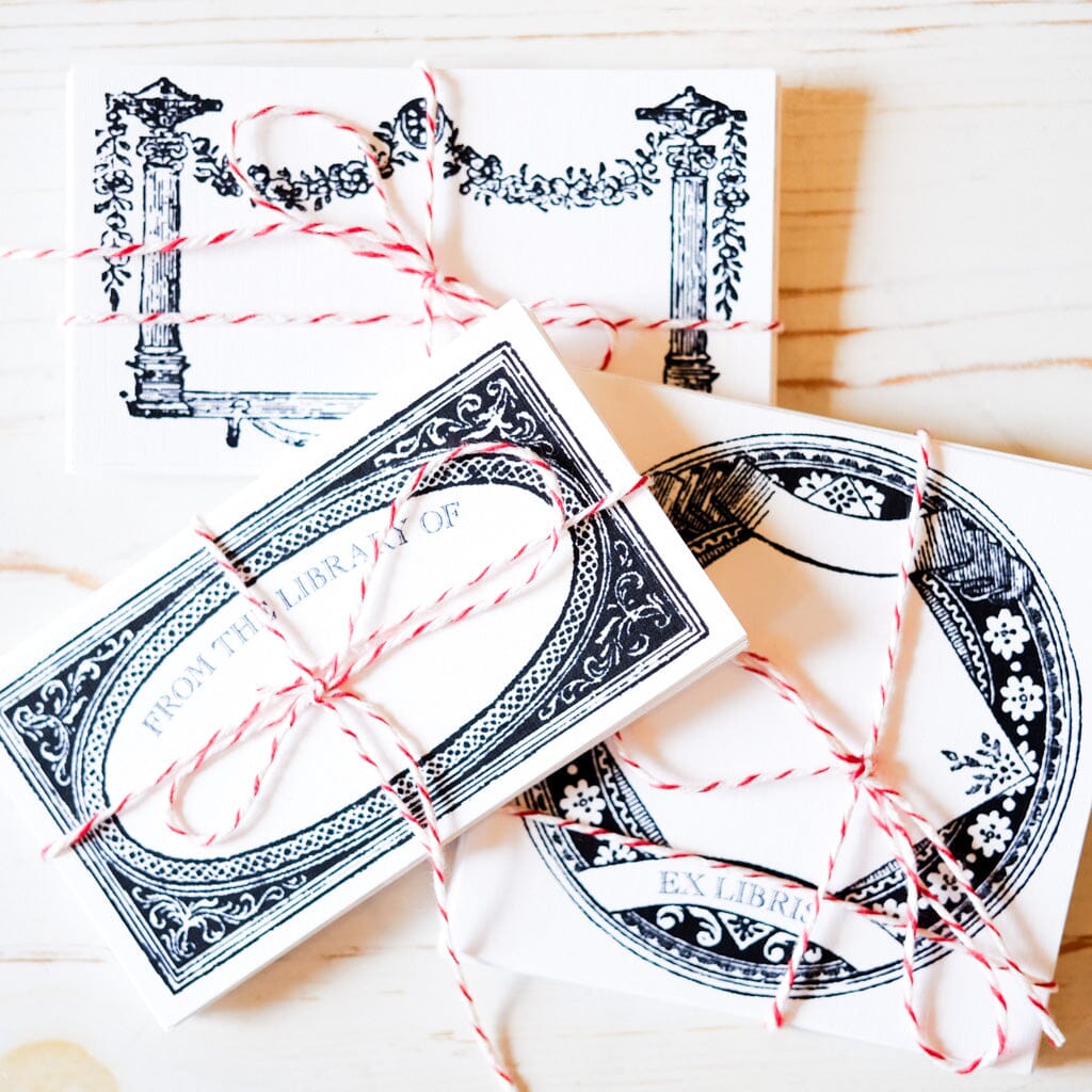 Antique-Inspired Book Plates Book Plate Parcel 