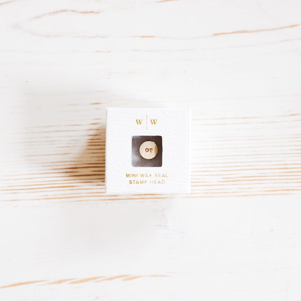 Wax Seal Stamps - Mini Wax Seal Stamp Written Word Calligraphy "To" 