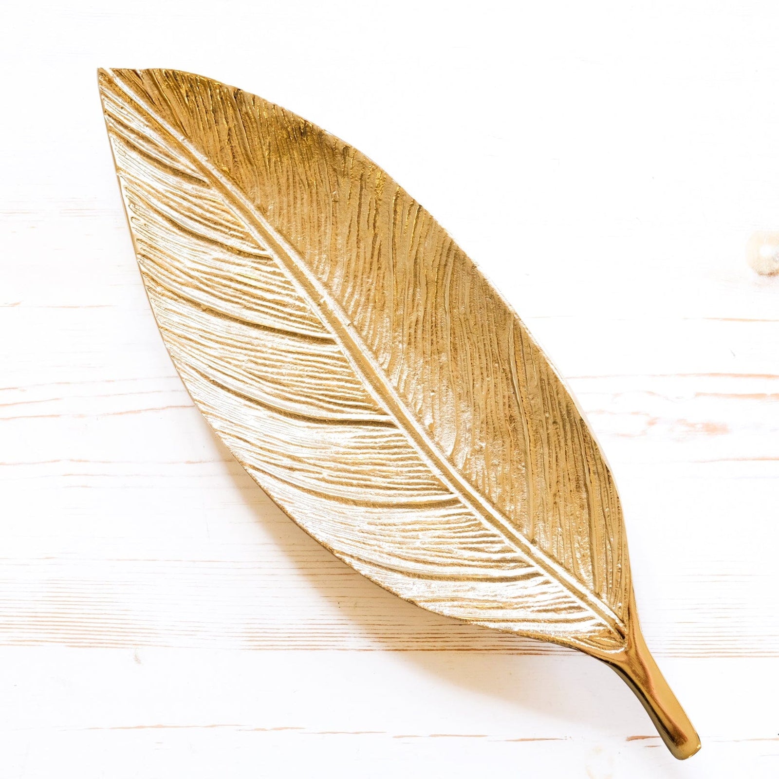 Metal Feather Dish Papillon Press 