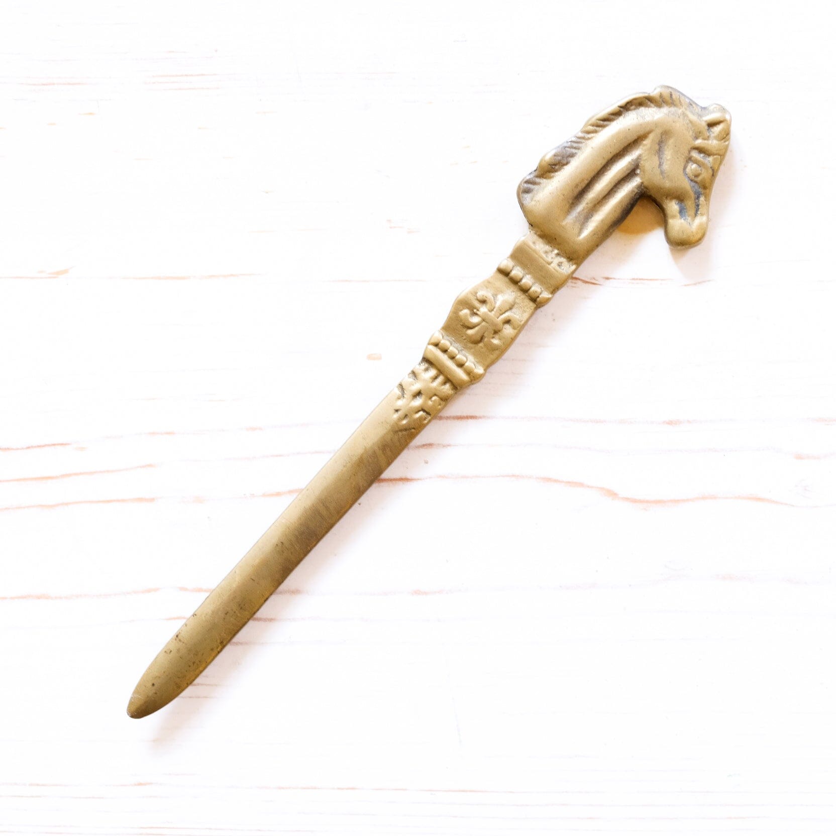 Vintage Letter Opener Letter Opener Antique Item Horse - A 