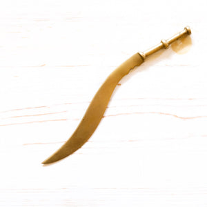 Vintage Letter Opener Letter Opener Antique Item Scimitar - F 