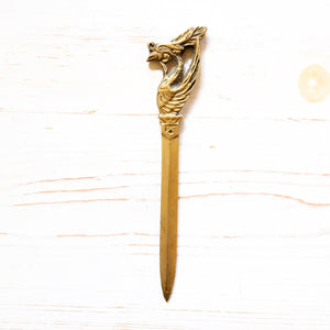 Vintage Letter Opener Letter Opener Antique Item Bird - D 