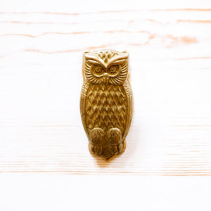 Antique Brass Clip home goods Antique Item Owl G 