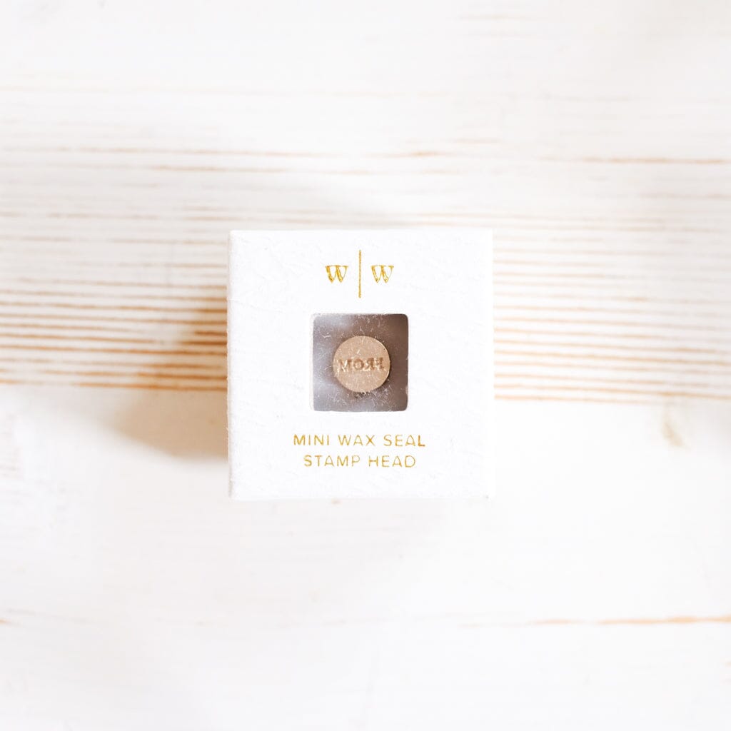 Wax Seal Stamps - Mini Wax Seal Stamp Written Word Calligraphy "From" 