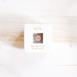 Wax Seal Stamps - Mini Wax Seal Stamp Written Word Calligraphy "From" 