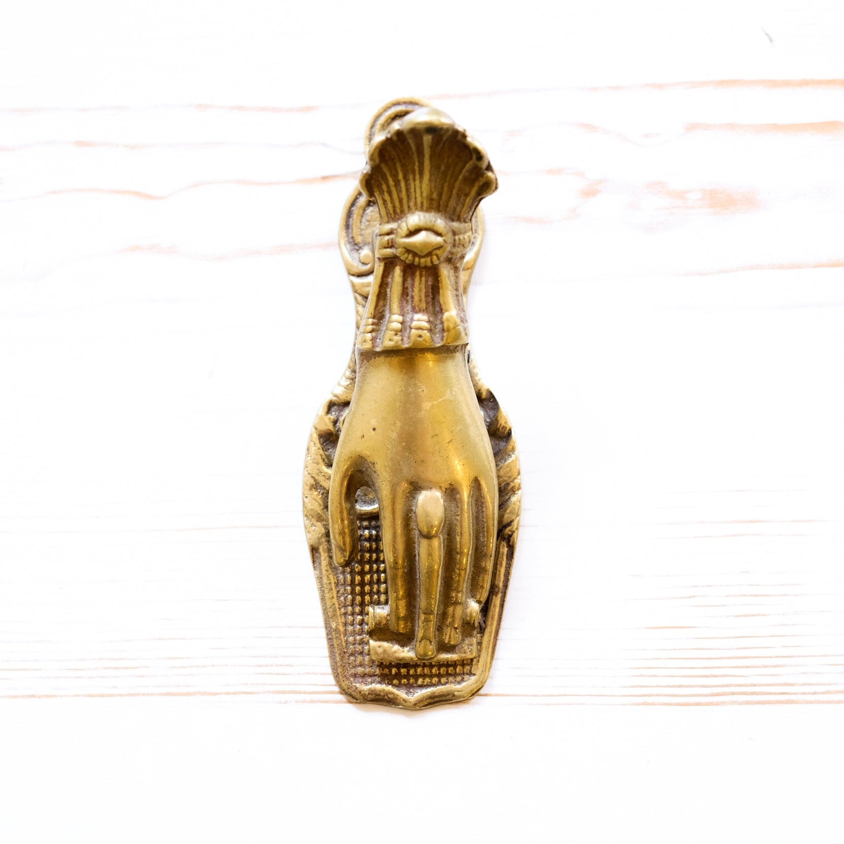 Antique Brass Clip home goods Antique Item Hand B 
