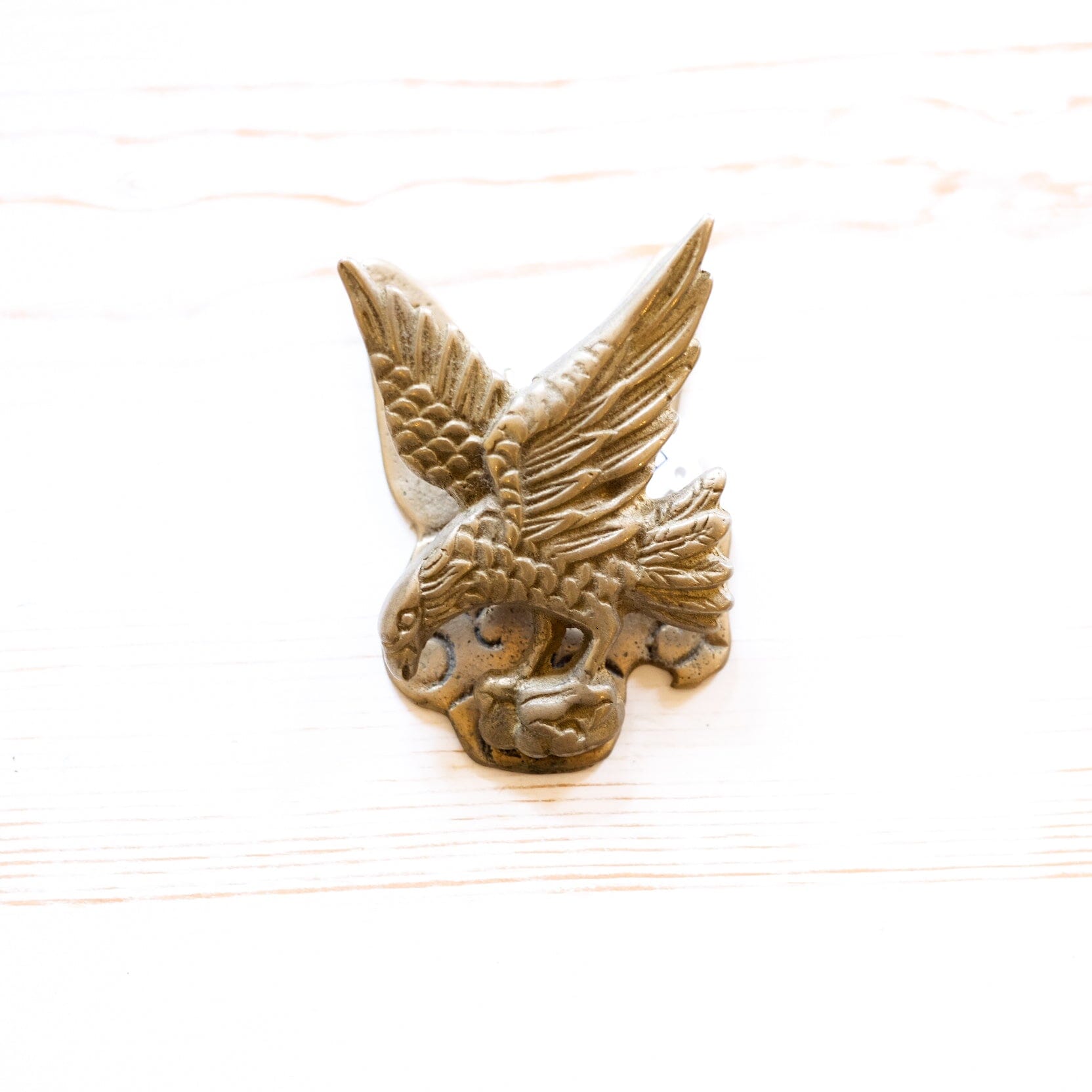 Antique Brass Clip home goods Antique Item Eagle F 