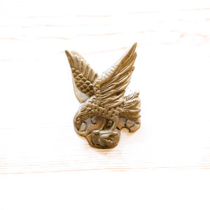 Antique Brass Clip home goods Antique Item Eagle F 