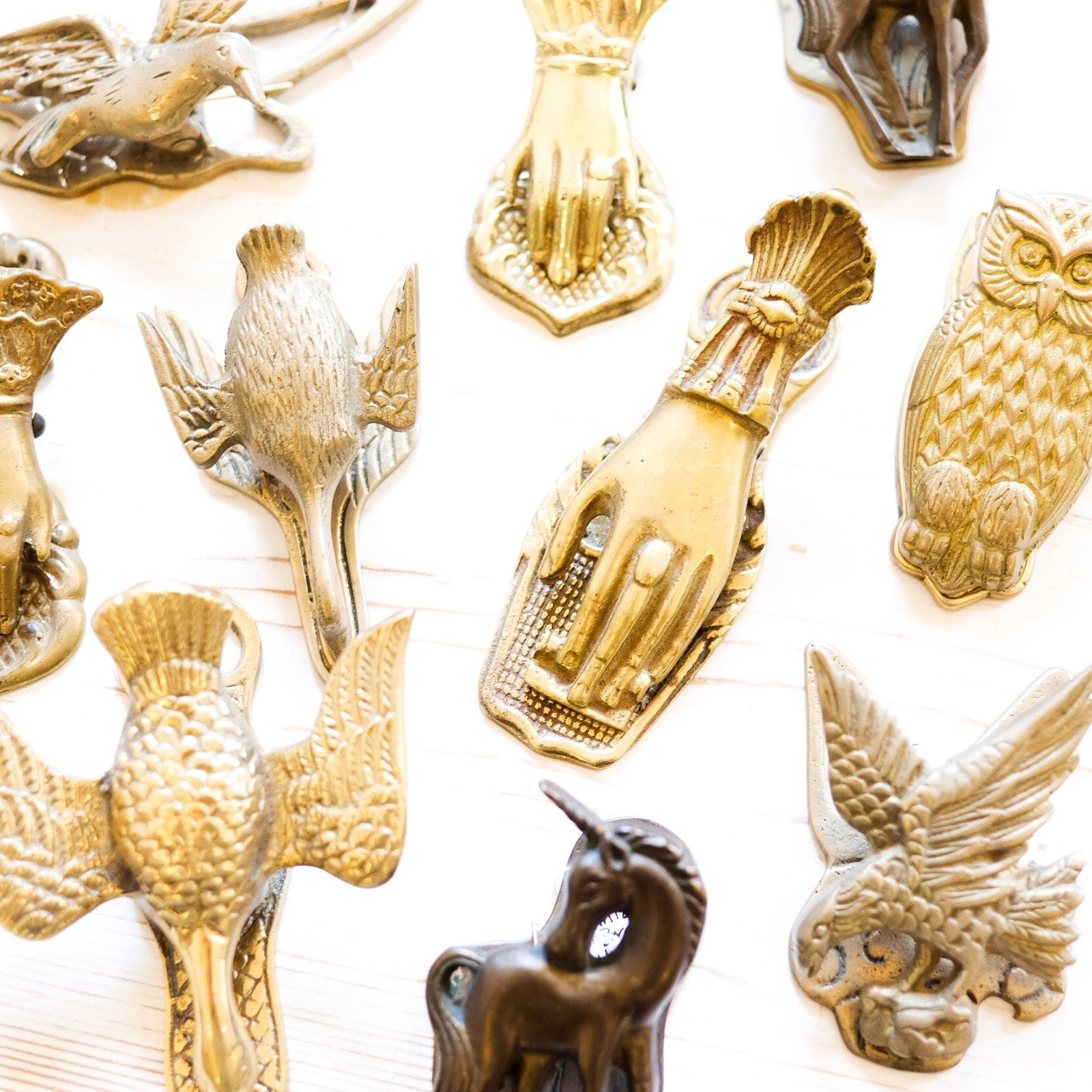 Antique Brass Clip home goods Antique Item 