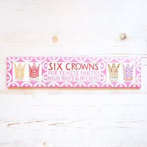 Six Crowns Paper Crown Cambridge Imprint 