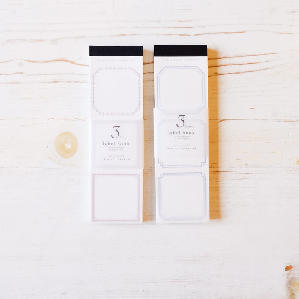 Letterpress Label Book label Oeda Letterpress 