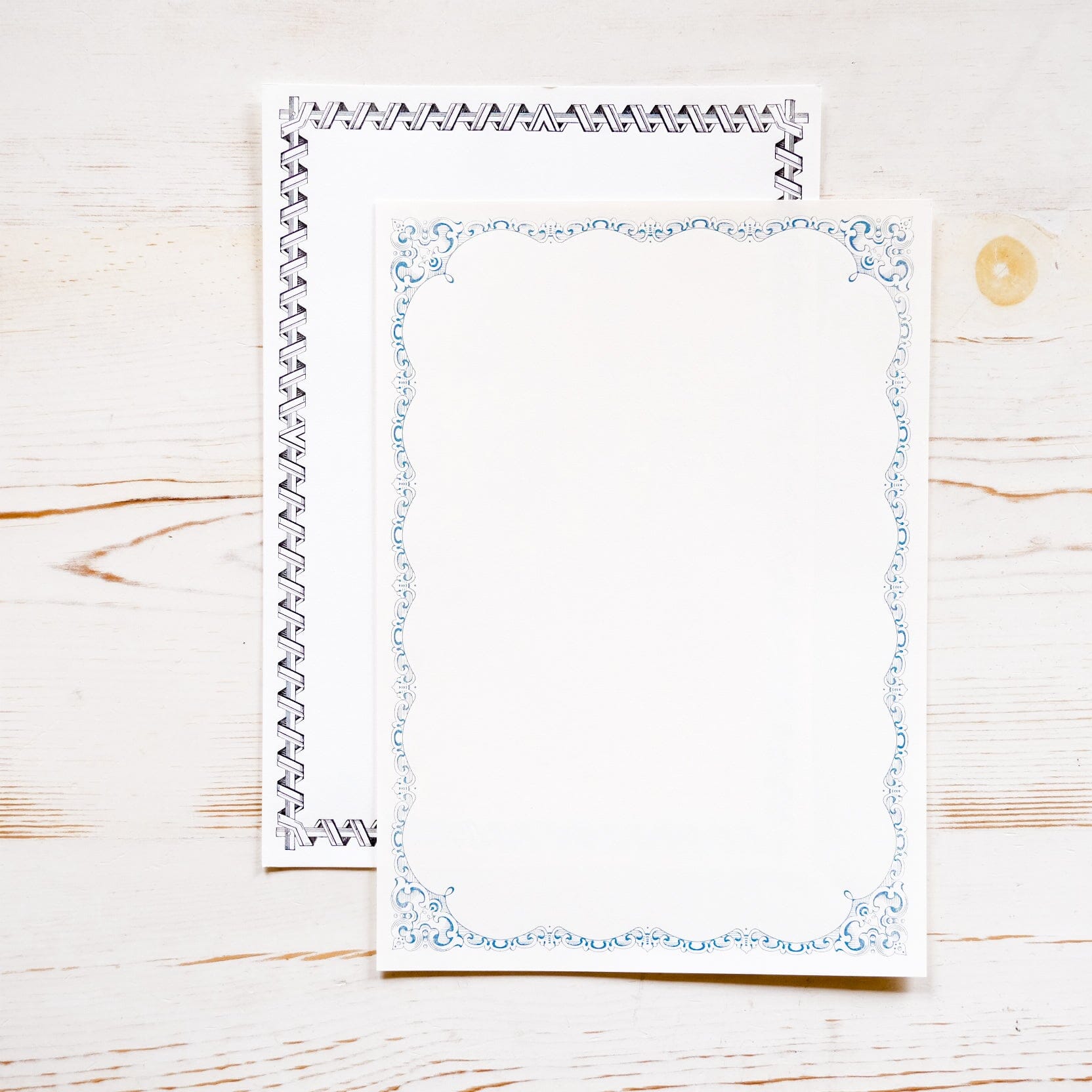 Letterpress Writing Stationery - Large Writing Stationery Papillon Press 